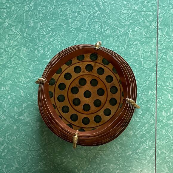 Original Frank Stone Art Hanging Light Fixture Copper Brutalist MCM Signed - Picture 4 of 10